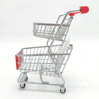 Double-Layer Shopping Cart F0104